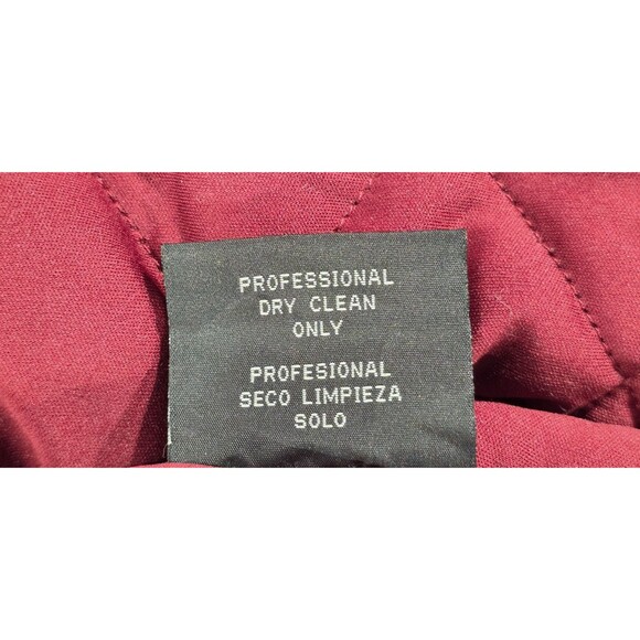 Vintage 90s USA Rugby Varsity Jacket Letterman Patches Red Black Men's M - Picture 11 of 16